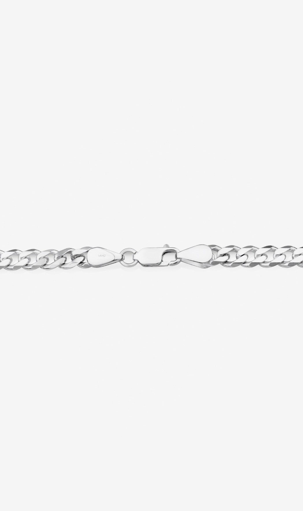 60cm (24") 5.5mm Width Curb Chain in Sterling Silver