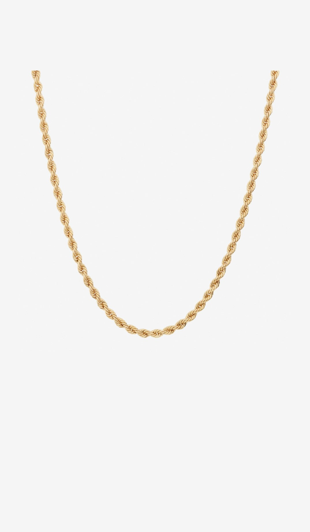 60cm (24") Rope Chain in 10kt Yellow Gold
